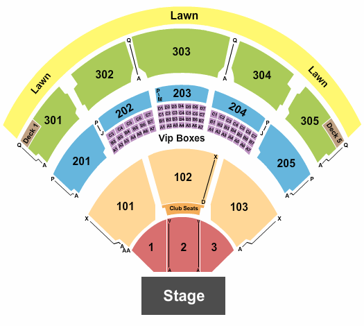Jiffy Lube Live Seating Chart: Endstage 3