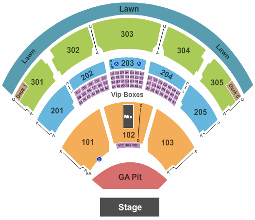 Ozarks Amphitheater Seating Chart