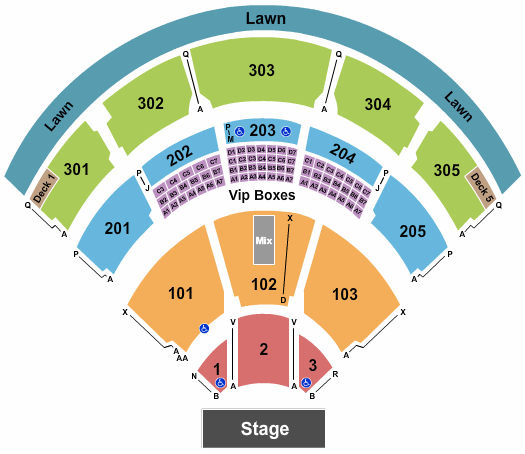 Jiffy Lube Live Seating Chart Section 101