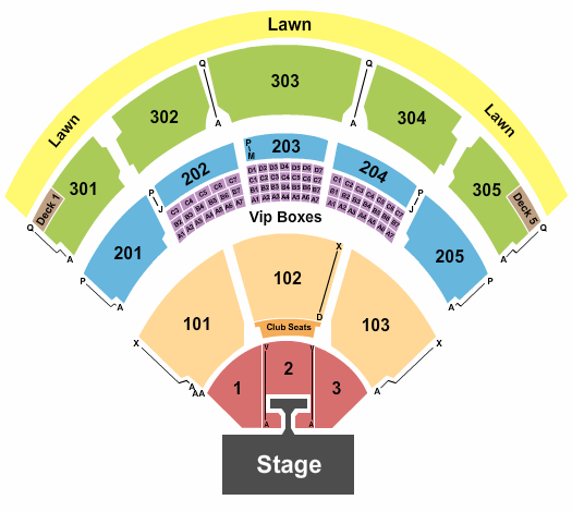 Jiffy Lube Live Seating Chart: Endstage with Catwalk
