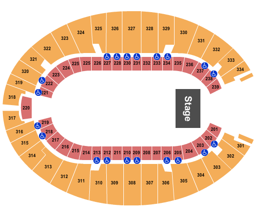Jim Norick Arena Seating Chart: Rodeo