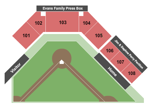 Jim Perry Stadium Seating Chart