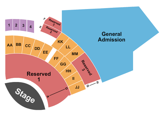 Jimmy Kimmel's Comedy Club at the LINQ Seating Chart: Endstage 2