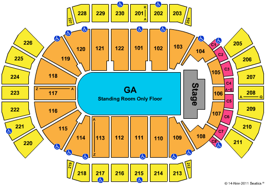 Jobing.com Arena Seating Chart