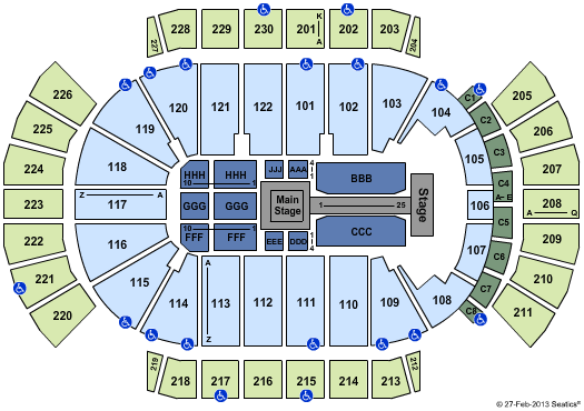Jobing.com Arena Seating Chart