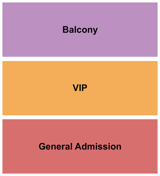 Joe's Live Seating Chart: GA/VIP/Balcony