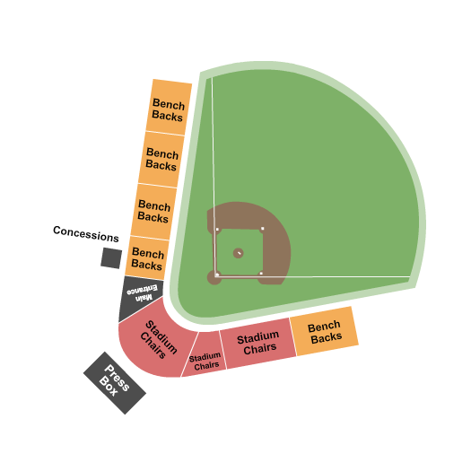 Joe Etzel Field Seating Chart: Baseball