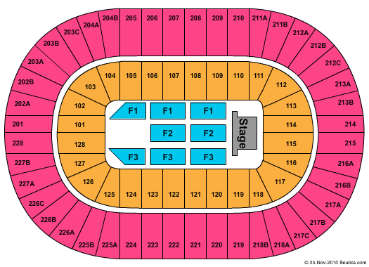 Joe Louis Arena Seating Chart