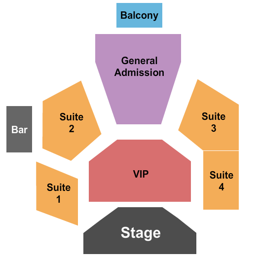 Joe's Live Seating Chart: Endstage GA/VIP