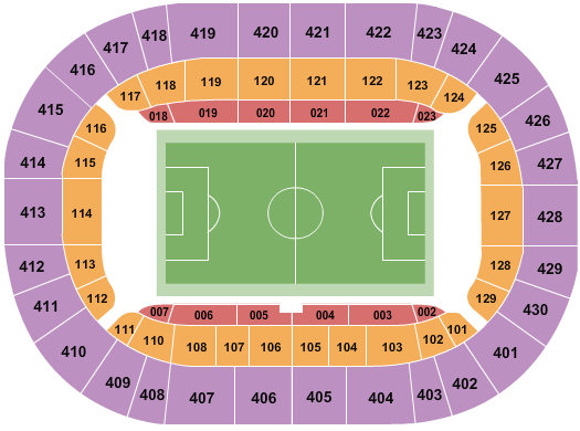 Johan Cruijff Arena Seating Chart