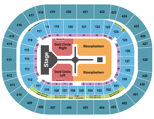Johan Cruijff Arena Seating Chart: The Weeknd