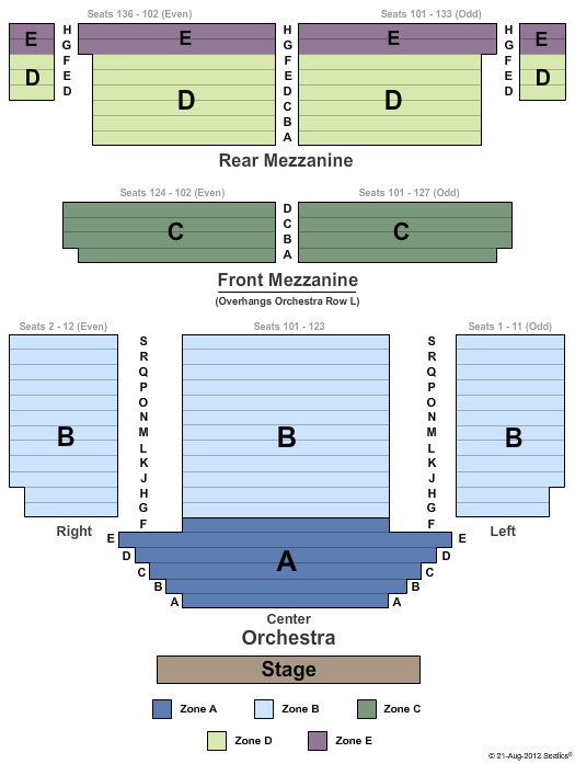 John Golden Theatre Seating Chart