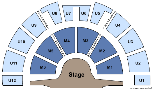 John Lyman Center For The Performing Arts Seating Chart