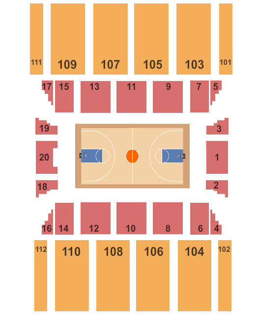 Liacouras Center Seating Chart