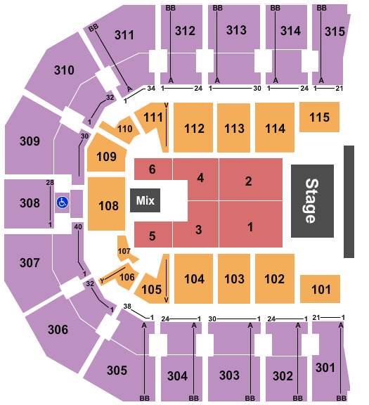 John Paul Jones Arena Seating Chart