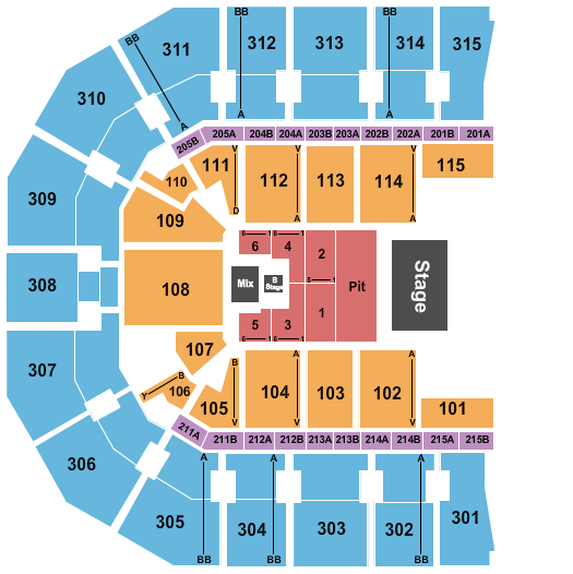 John Paul Jones Arena Seating Chart: Mumford & Sons