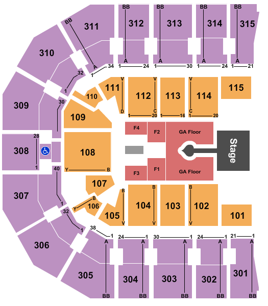 John Paul Jones Arena Seating Chart: Sabrina Carpenter