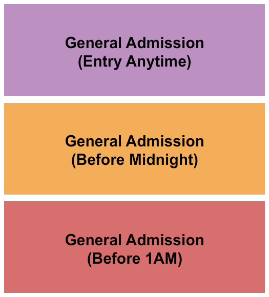 Jolene Sound Room Seating Chart: GA Timed