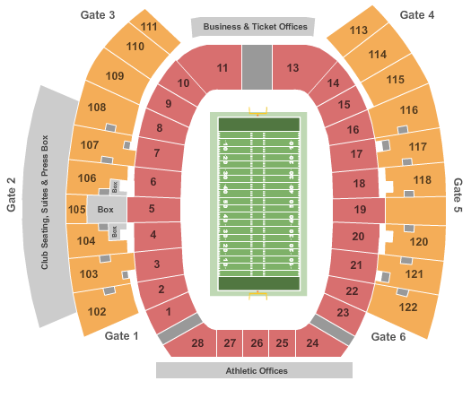 Buy Texas Longhorns Football Tickets, Seating Charts for ...