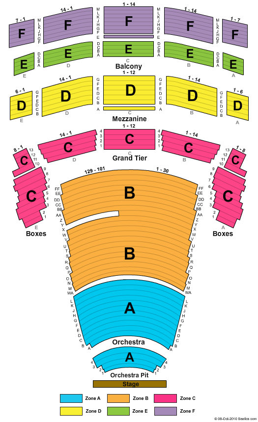 Jones Hall Orchestra Seating Chart