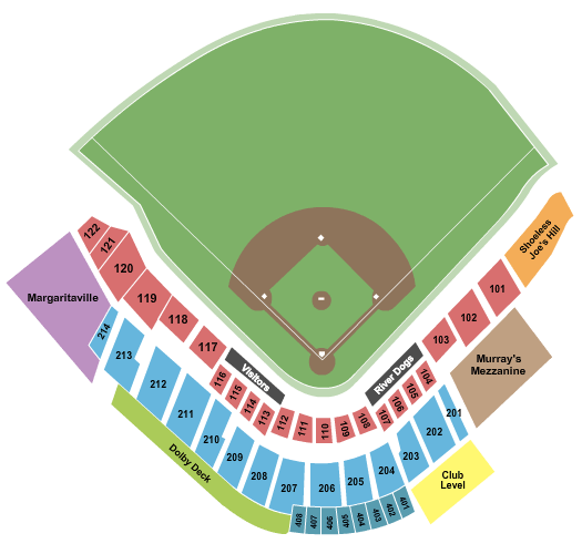 Buy Charleston RiverDogs Tickets, Seating Charts for Events ...