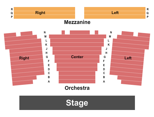 Juanita Theater Seating Chart: Endstage
