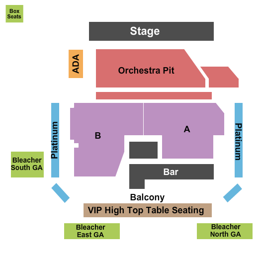 KEMBA Live! Seating Chart: Endstage 3