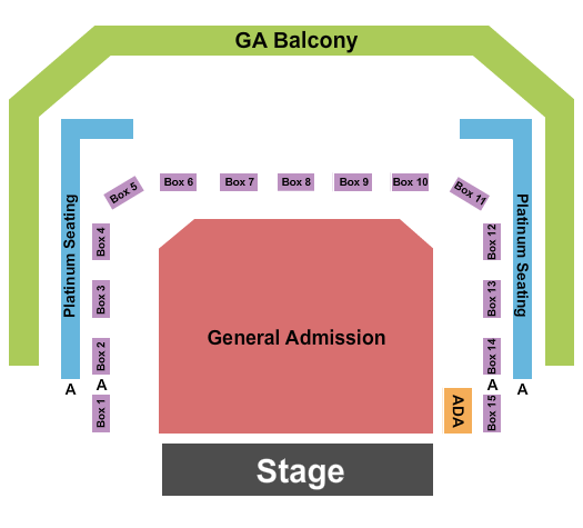 KEMBA Live! Seating Chart: Endstage GA/Boxes