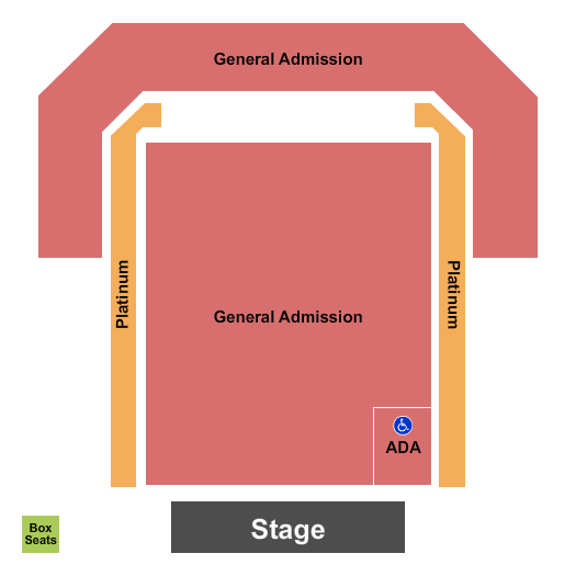 KEMBA Live! Seating Chart: Endstage GA- Platinum 2
