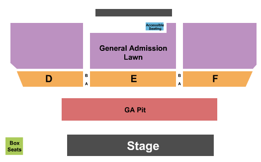 KEMBA Live! Seating Chart: GA Pit/Reserved/GA Lawn