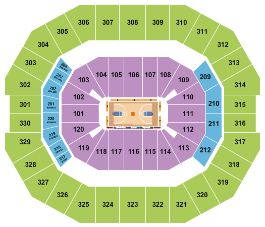 Ball Arena, section 212, home of Denver Nuggets, Colorado Avalanche,  Colorado Mammoth, page 1