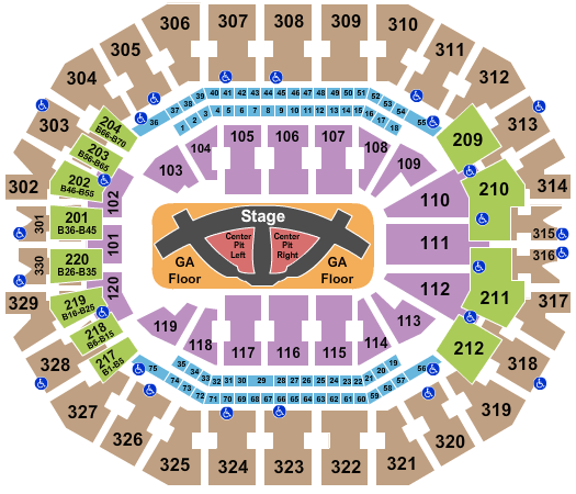 United Center Carrie Underwood Seating Chart