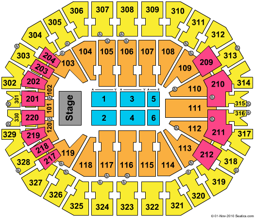 Yum Seating Chart