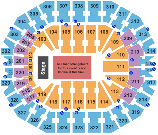 Louisville Concert Tickets Seating Chart KFC Yum