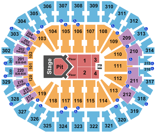 Whitney Hall Seating Chart | Elcho Table