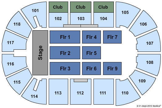 K Rock Center Seating Chart