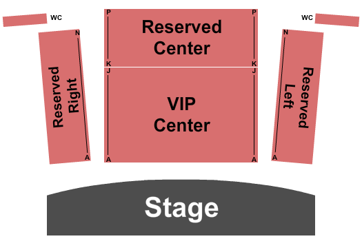 KSU Dance Theater on Marietta Campus Seating Chart: Endstage