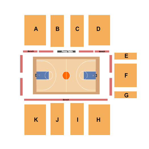 Kaiser Permanente Arena Seating Chart