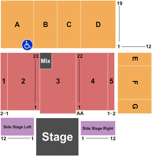 Kaiser Permanente Arena Santa Cruz Ca Seating Chart