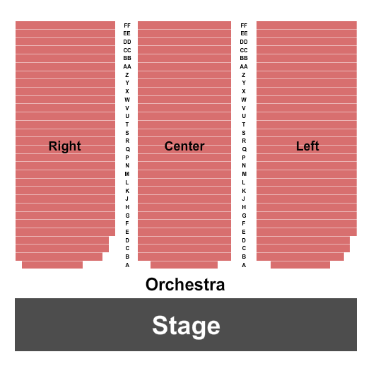 Kannapolis Performing Arts Center Seating Chart: Endstage 2