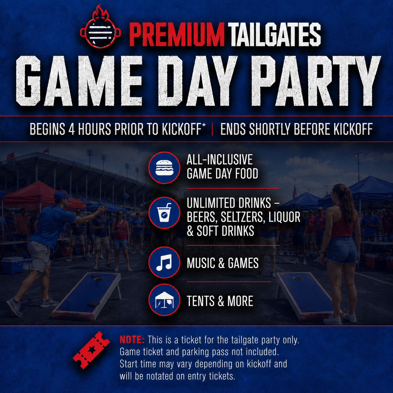 Premium Tailgate Lot - KS Seating Chart: Premium Tailgate - Kansas Jayhawks
