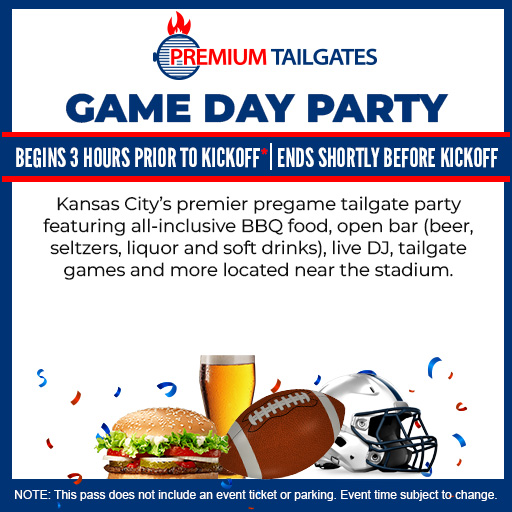 Premium Tailgate Lot - KC Seating Chart: Premium Tailgate