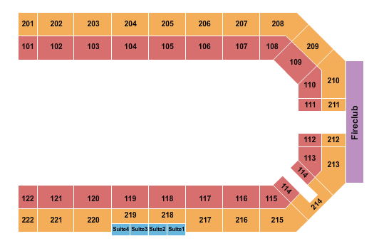 Kansas Star Event Center - Arena Seating Chart: Open Floor