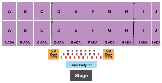 Kansas State Fair Seating Chart: Endstage Reserved 2