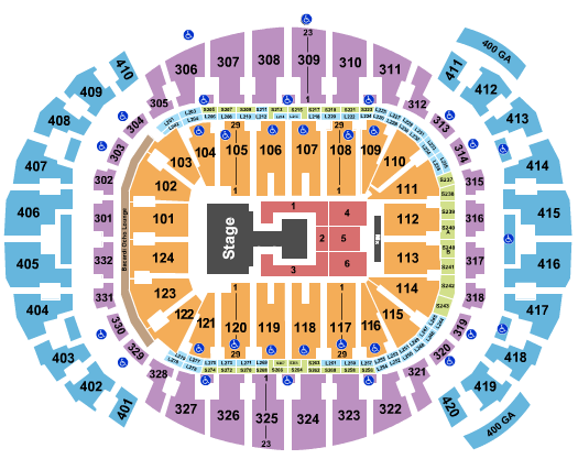 Kaseya Center Seating Chart: Aespa