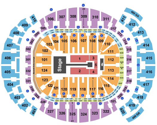 Kaseya Center Seating Chart: Anuel AA