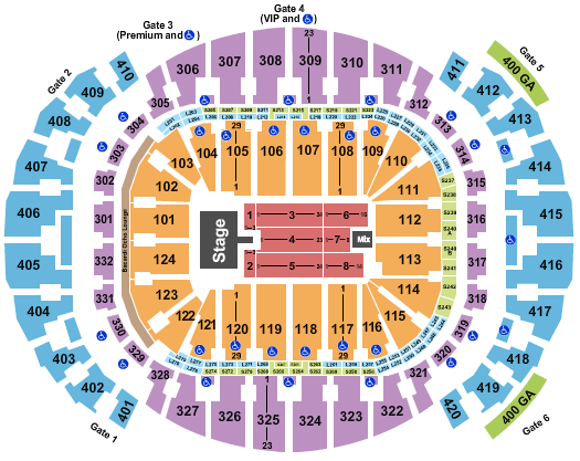 Kaseya Center Seating Chart: Bebeshito