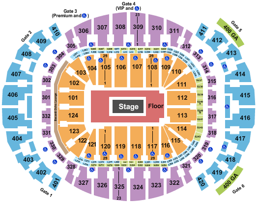 Kaseya Center Seating Chart: Billie Eilish