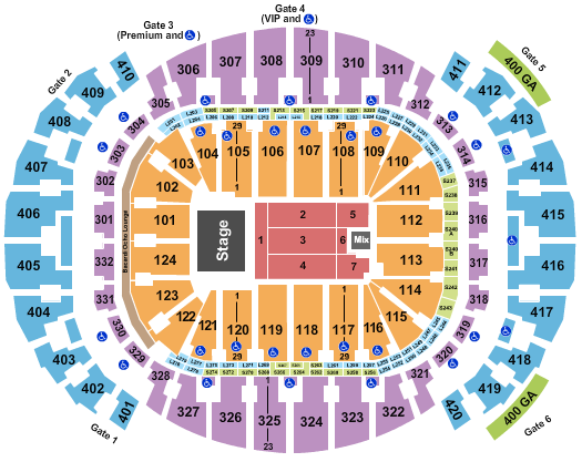 Kaseya Center Seating Chart: Carlos Vives