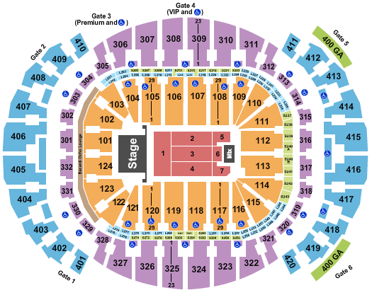 Kaseya Center Seating Chart: Chayanne